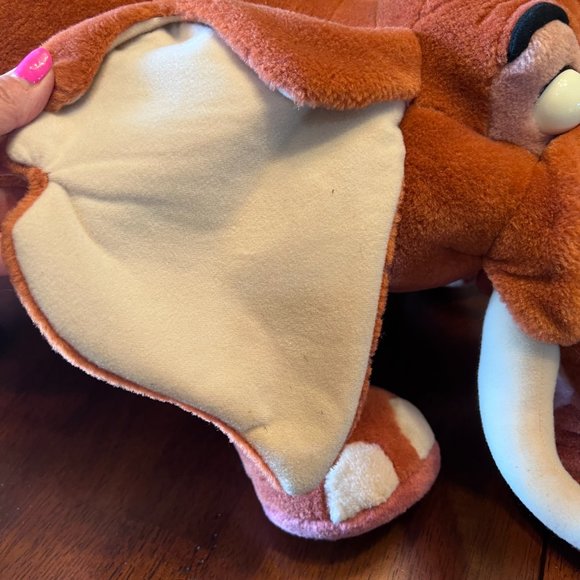 VTG Mattel Disney Tarzan Tantor Elephant Large 26" Jumbo Plush Stuffed Animal - Picture 8 of 15